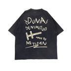 Dunia Denimitup! - Washed Artsy Black Tee - T-Shirt