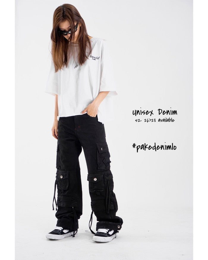 H1 cargo complex - Jet black - Jeans Pants