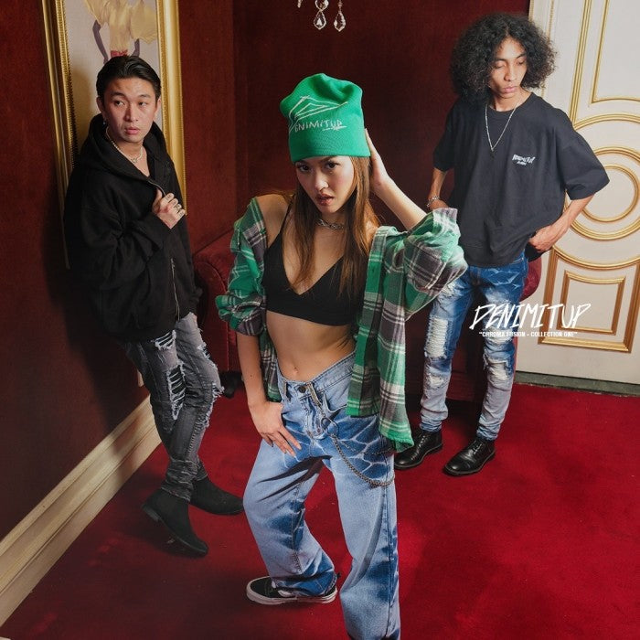 DENIMITUP beanie - Green - Hat