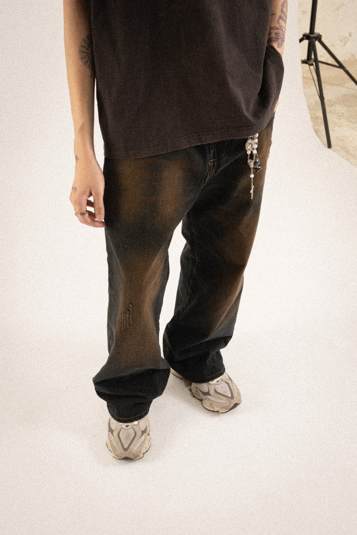 H1 baggy - Rusted bronze - Jeans Pants