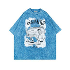 Denimitup I feel like Patron - Snowish ice blue tee - T-Shirt
