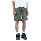 DENIMITUP canvas twill pants - Olive - Short Pants