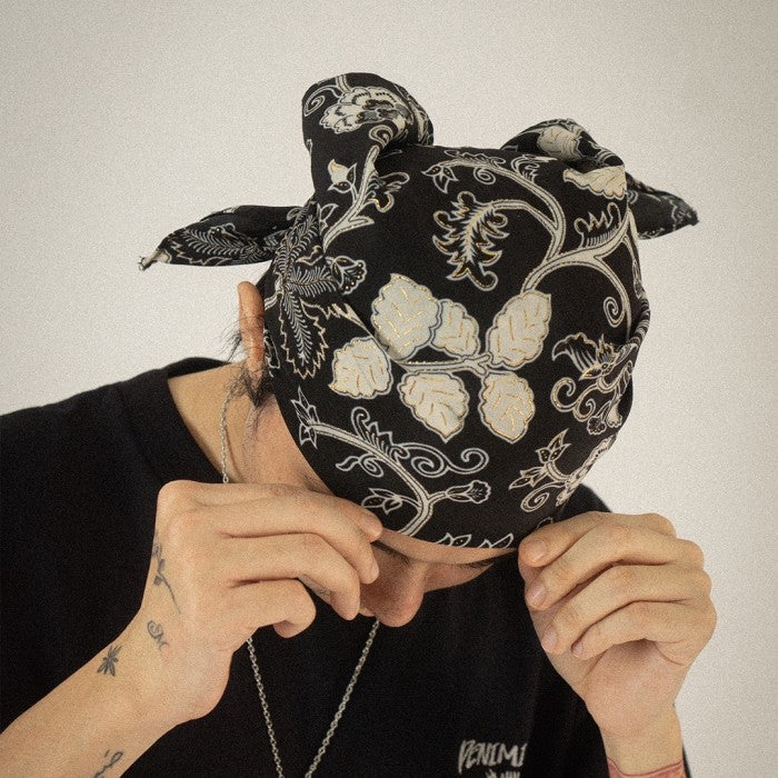 DENIMITUP pekalongan padi batik black - Bandana