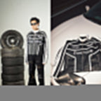 DENIMITUP motorsport leather jacket - Asphalt Black - Jacket