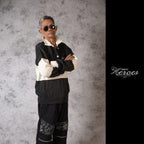 Knitwear DENIMITUP - Stripes black and white - Long Sleeve T-Shirt