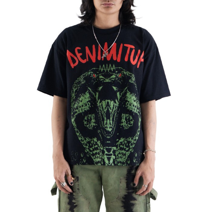 Denimitup - Cobra black tee - T-Shirt