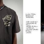 Dunia Denimitup! - Washed Artsy Black Tee - T-Shirt
