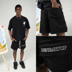 DENIMITUP canvas twill pants - Black - Short Pants
