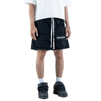DENIMITUP canvas twill pants - Black - Short Pants