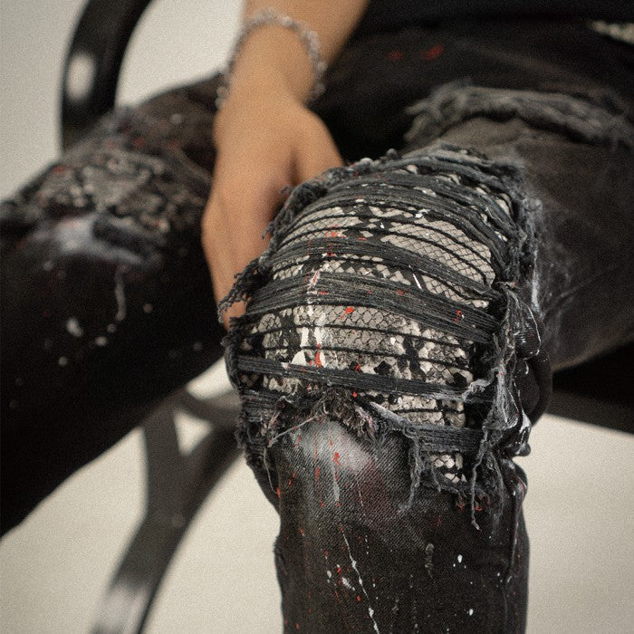 M1 quad viper - Burst of venom shadow black - Jeans Pants