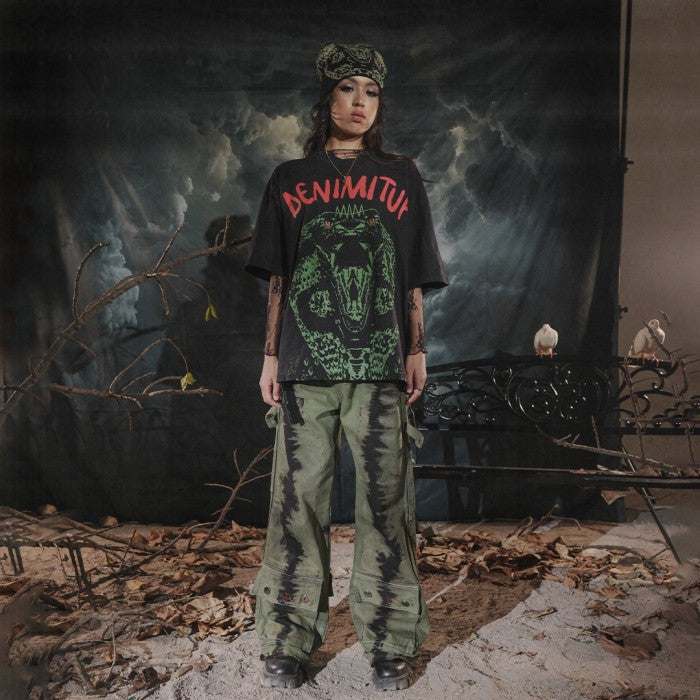 Denimitup - Cobra black tee - T-Shirt