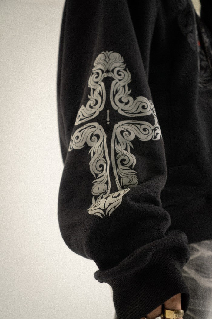 DENIMITUP Trilogo skull warrior - Black - Hoodie