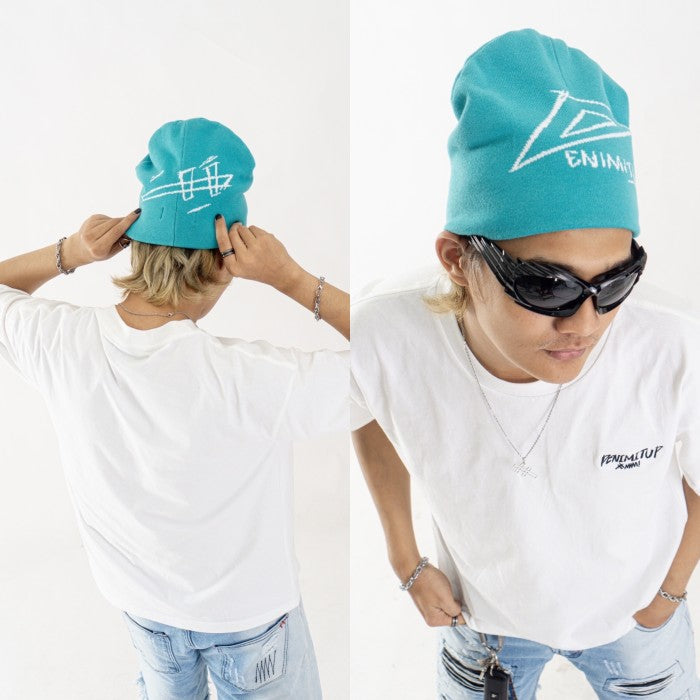 DENIMITUP beanie - Turkish blue - Hat
