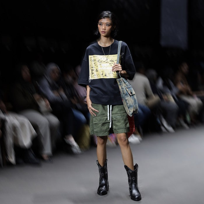 DENIMITUP canvas twill pants - Olive - Short Pants
