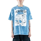 Denimitup I feel like Patron - Snowish ice blue tee - T-Shirt