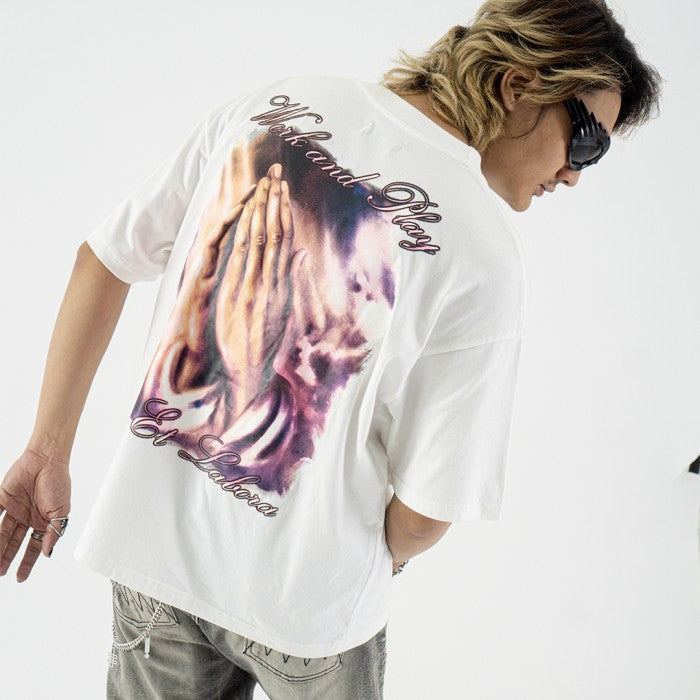 ORA ET LABORA - White Tee - T-Shirt