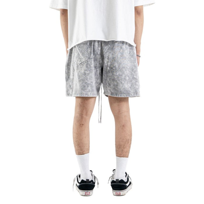 DENIMITUP Sweat Short -Snowish Light Grey  - Short Pants