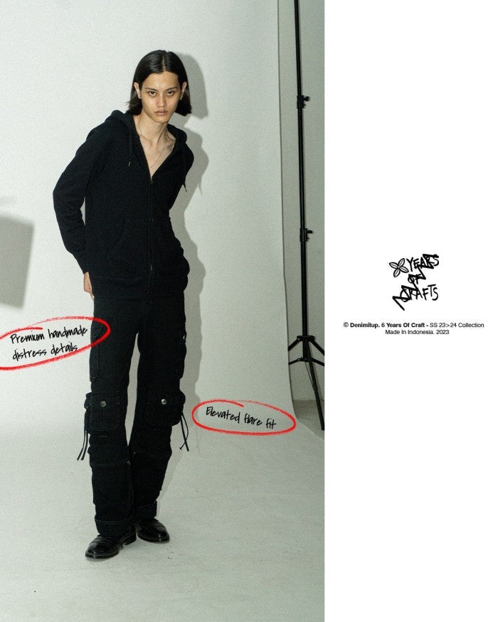 H1 cargo complex - Jet black - Jeans Pants
