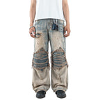 H1 baggy tri biker - Cream Stone - Jeans Pants