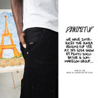 A1 Carpenter Jorts - Black - Men Short Pants