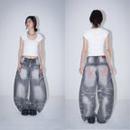 A1 Wide Barrel - Titanium Grey - Jeans