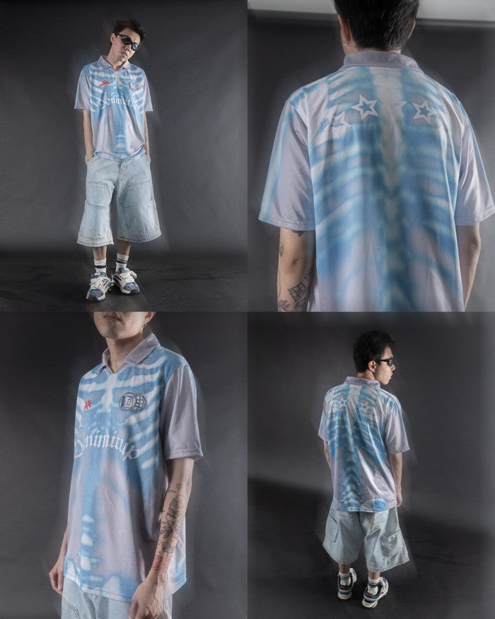 DENIMITUP 24/25 skull jersey - Gradient of blue on grey - Jersey
