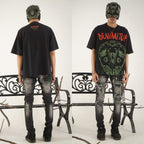 Denimitup - Cobra black tee - T-Shirt