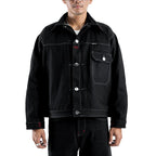 H1 Jacket Denimitup x Bhisma - Black selvedge raw - Jacket