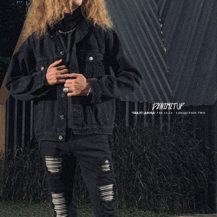 A1 Jacket - Jet Black - Denim Jacket