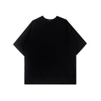 H Embroidered Denimitup Baby Terry - Black - T-Shirt