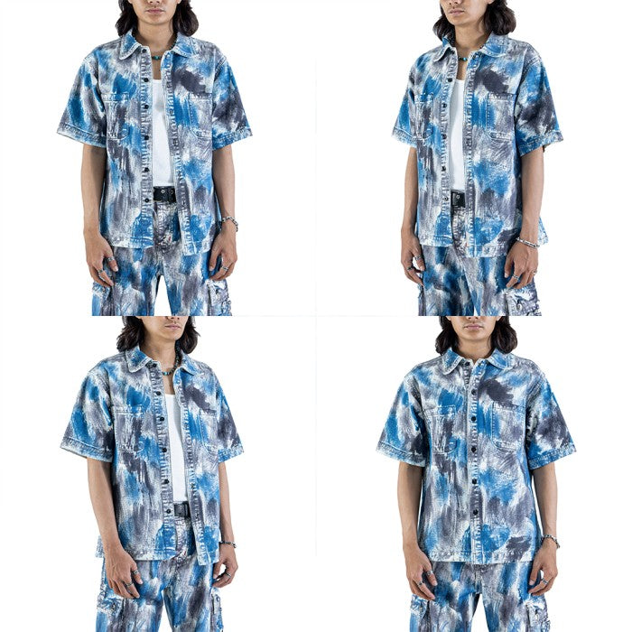 DENIMITUP work denim shirt - Parisian Blue Wash - Shirt