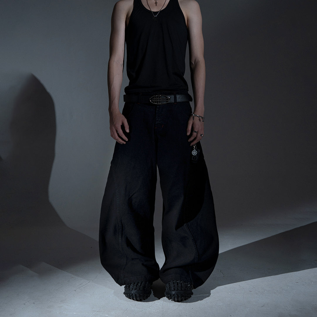 A1 Wide Barrel - Black Star - Jeans