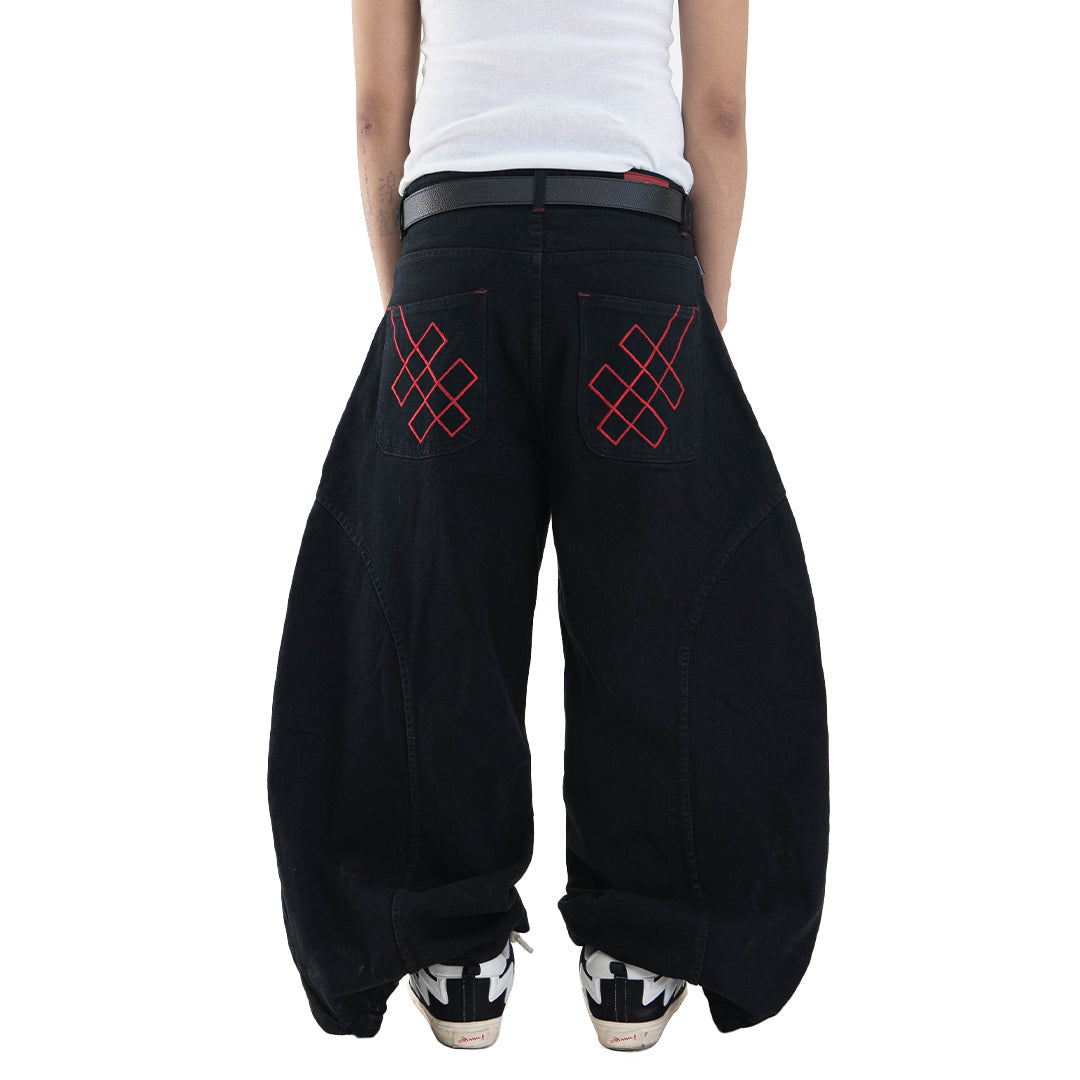 A1 Wide Barrel - Black Star - Jeans