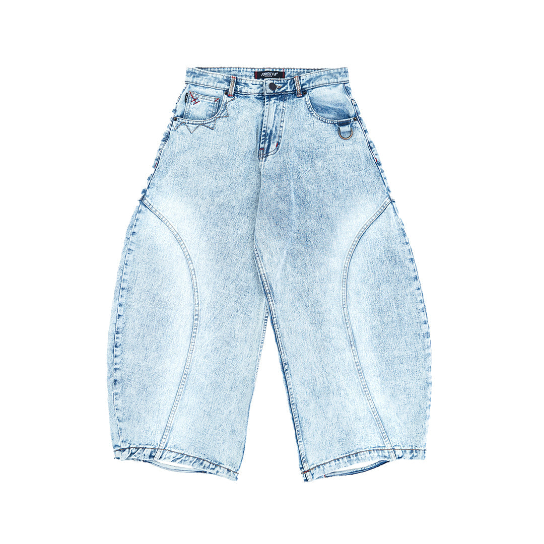 A1 Wide Barrel - Grain Dual Ice Blue - Jeans