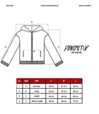 DENIMITUP Snowish Black Zip - Hoodie