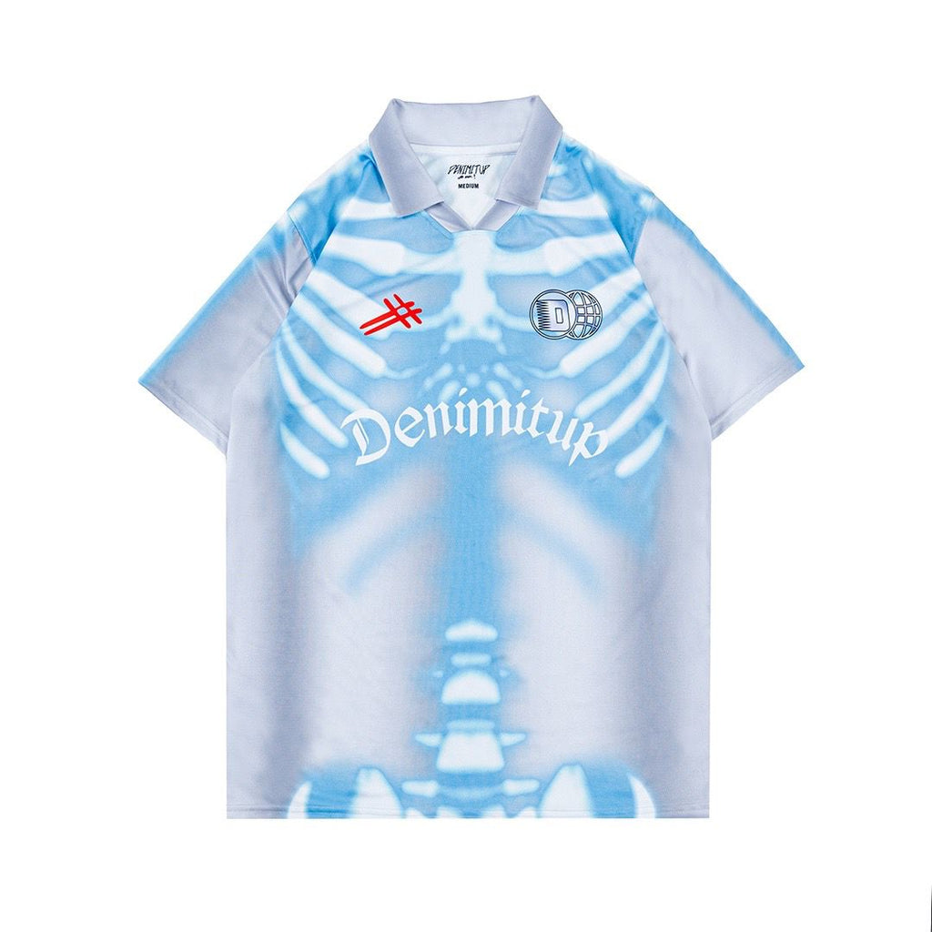 DENIMITUP 24/25 skull jersey - Gradient of blue on grey - Jersey