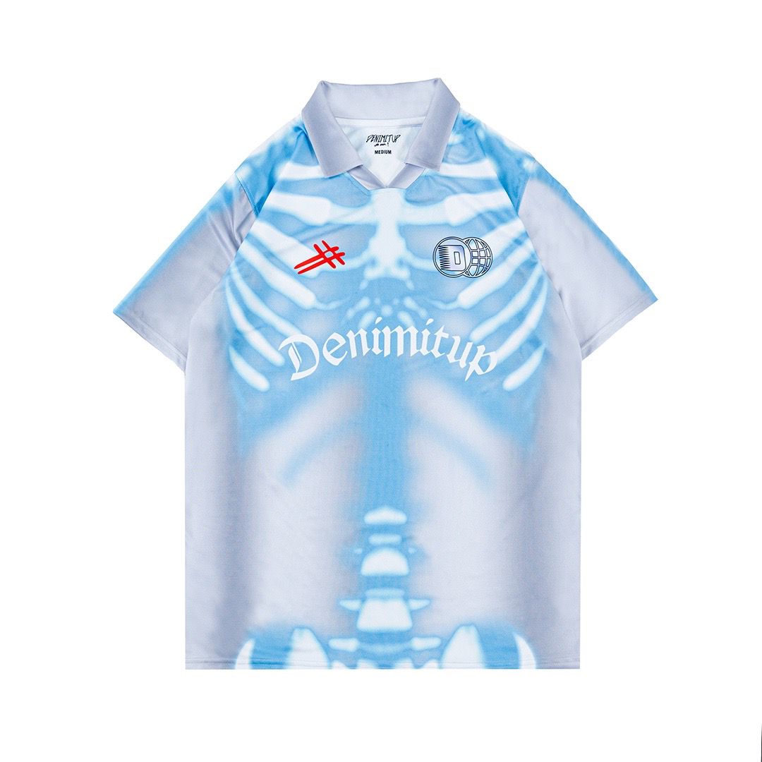 DENIMITUP 24/25 skull jersey - Gradient of blue on grey - Jersey