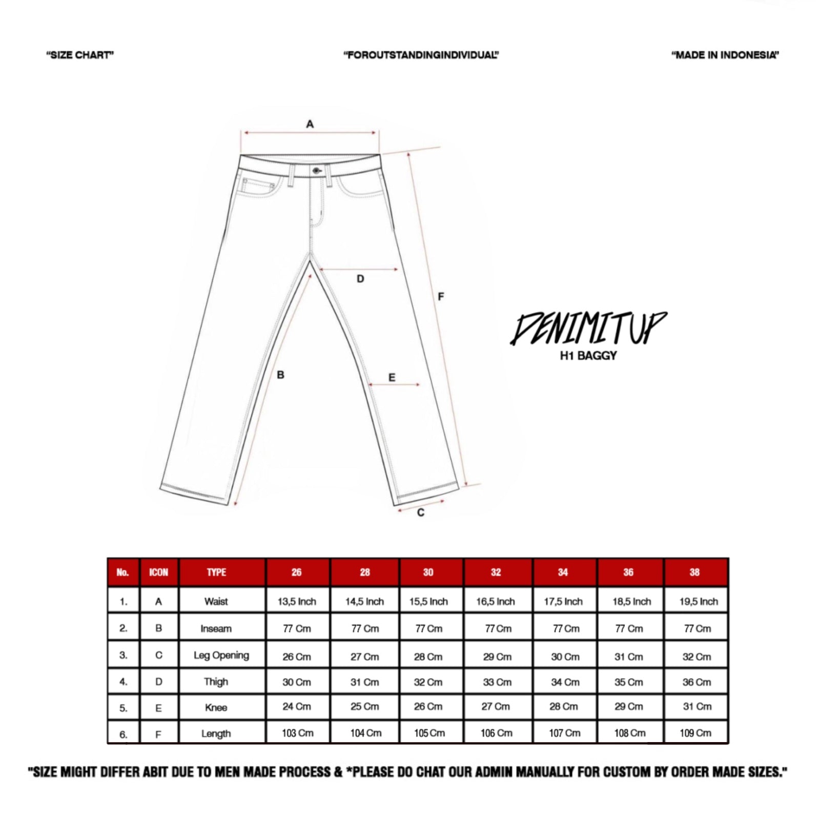 H1 Baggy Duo Stripes - Asphalt Grey - Jeans Pants