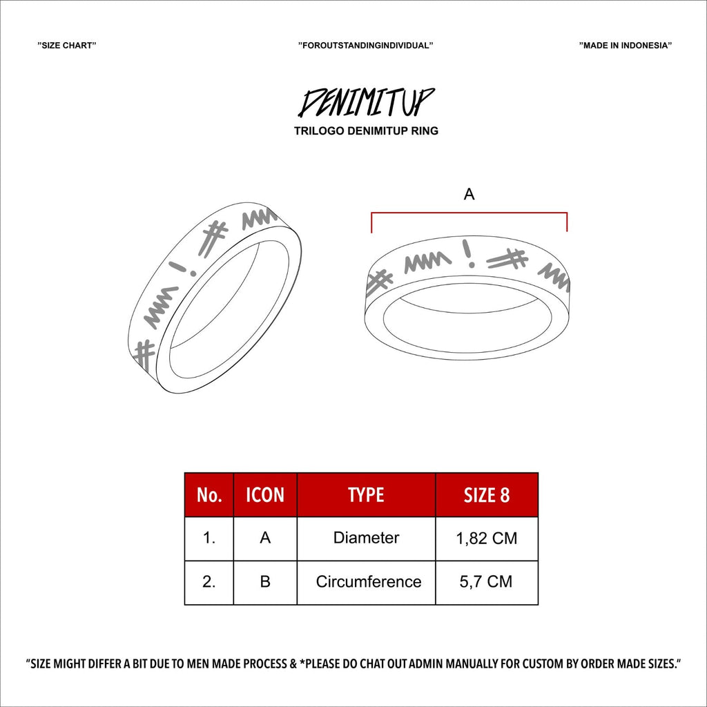 TRILOGO DENIMITUP RING