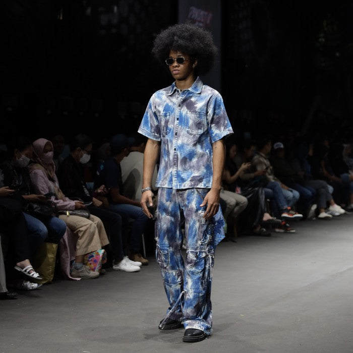 DENIMITUP work denim shirt - Parisian Blue Wash - Shirt