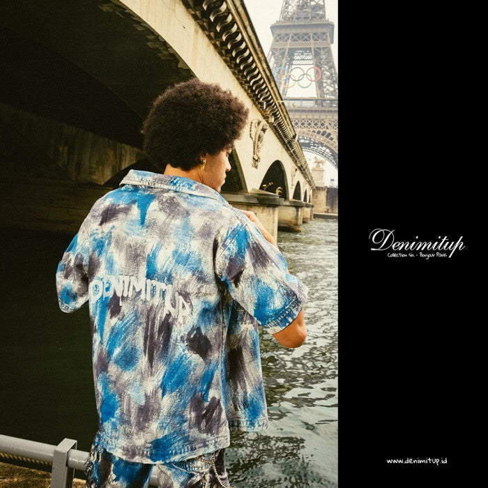 DENIMITUP work denim shirt - Parisian Blue Wash - Shirt