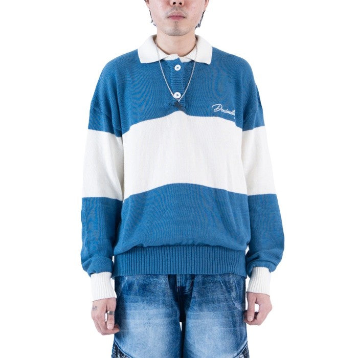 Knitwear DENIMITUP - Stripes blue and white - Long Sleeve T-Shirt