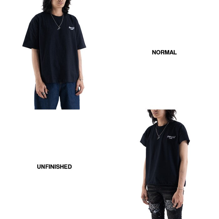 Denimitup embroidered - Black tee - T-Shirt