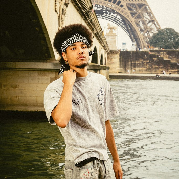 DENIMITUP "TRILOGO" -  BANDANA BLACK/ RED/ BLUE