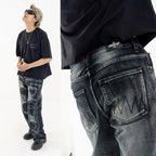 H1 baggy biker - Smoke grey - Jeans Pants