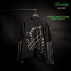 Denimitup trilogo double layer - Dual black tee - Long Sleeve T-Shirt