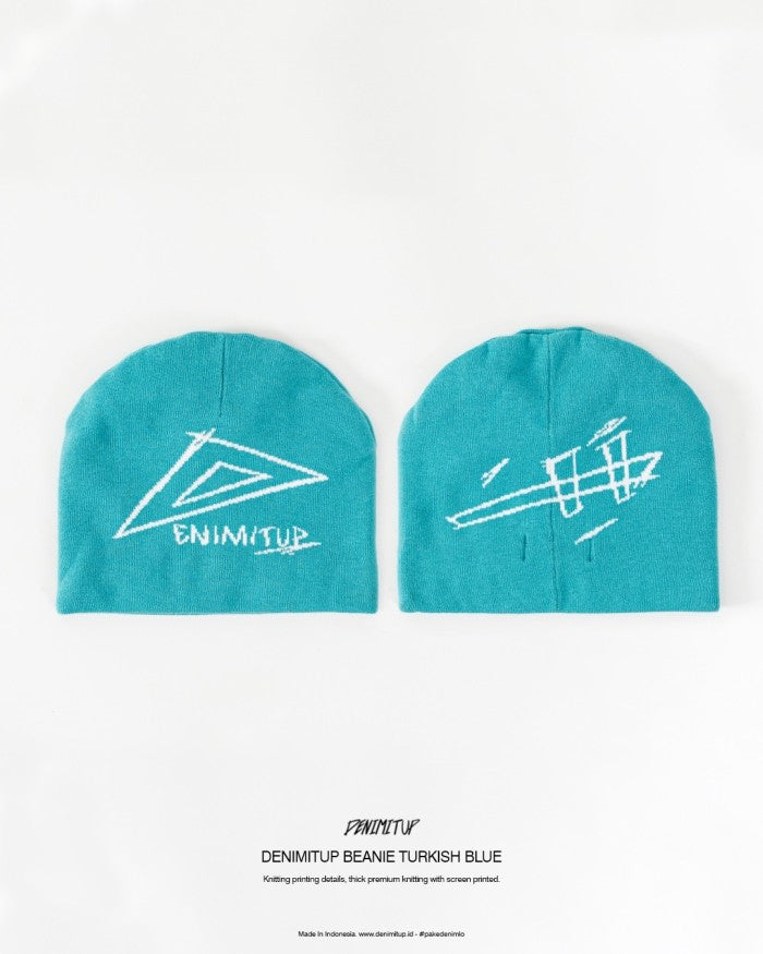 DENIMITUP beanie - Turkish blue - Hat