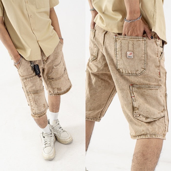 A1 carpenter short - Desert beige wash - Jeans Pants