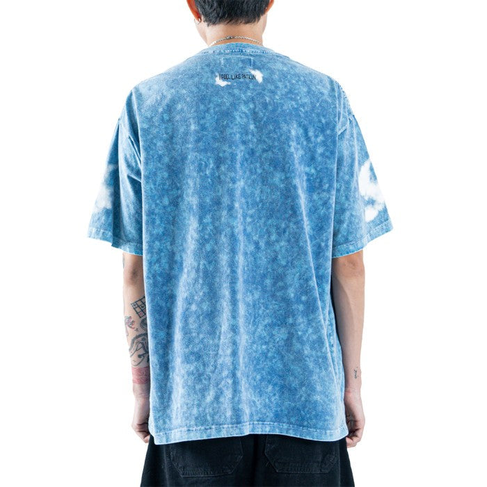 Denimitup I feel like Patron - Snowish ice blue tee - T-Shirt