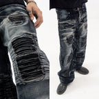 H1 baggy biker - Smoke grey - Jeans Pants